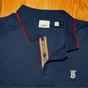 Burberry 2023 Runway Logo Embossed Polo Shirt 🔥